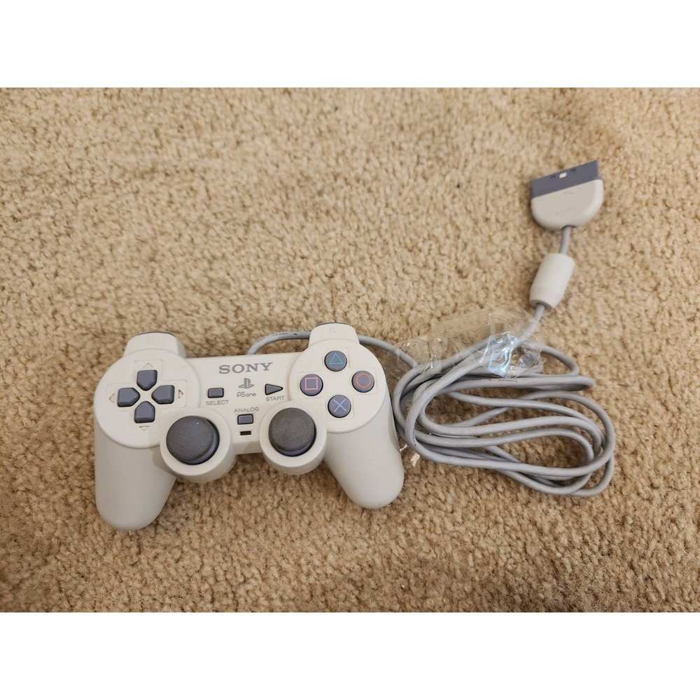 Sony PlayStation PS1 Controller Grey Analog Dual Shock